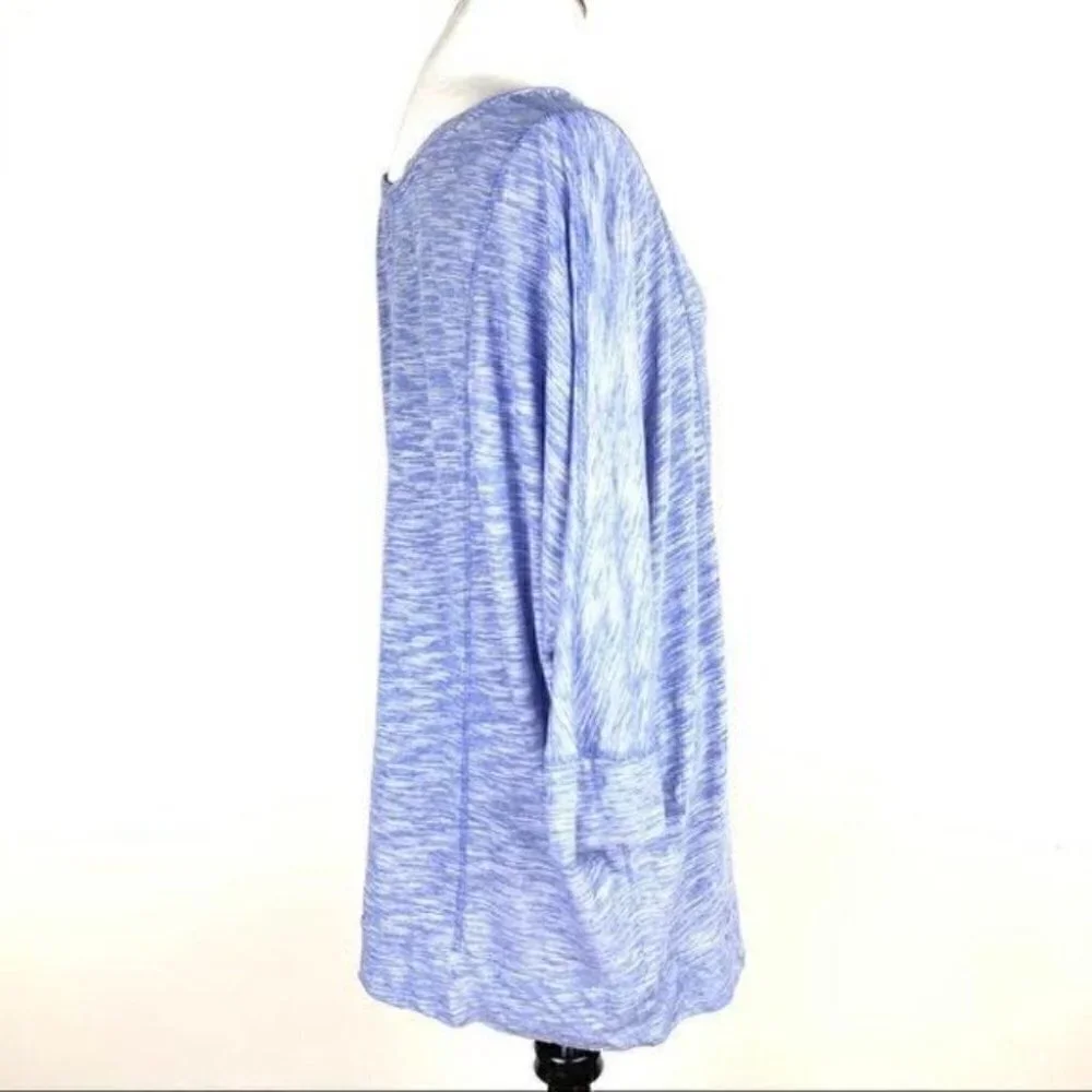 Lane Bryant top size 18/20 blue dolman tunic